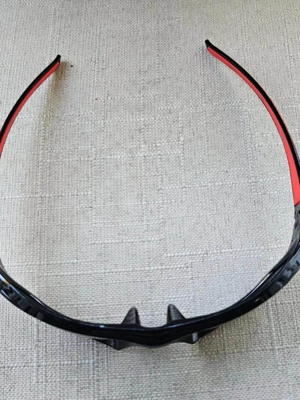 Men Sunglasses Sport Wrap Style Black/Red Plastic Frame Eyewear Shades New